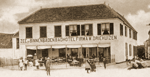 Hotel Driehuizen zirka 1900
