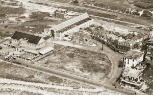 Uitzicht vanuit de lucht rond 1920