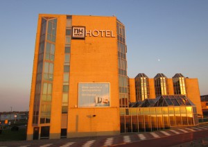 NH Hotel Zandvoort at sunset - great holiday accommodation