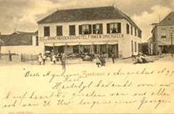 Alte Zandvoort postkarte - Hotel Driehuizen