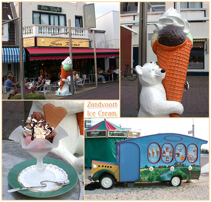 Ice Cream in Zandvoort Collage