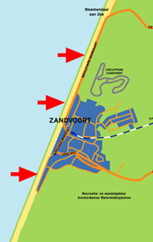 Kitesurfing Zonen in Zandvoort