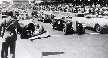 Het oude Zandvoort Circuit zirka 1939