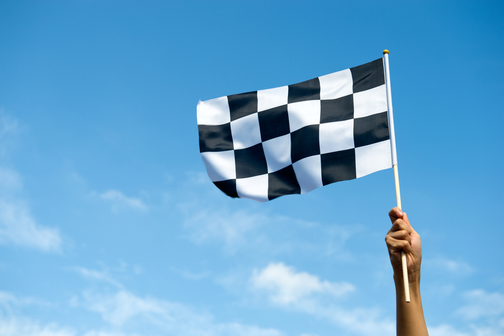 Racetrack flag