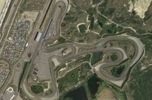 Luchtfoto van het Circuit Zandvoort