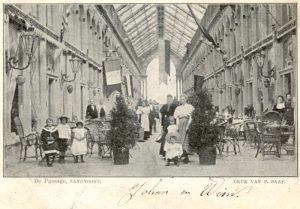 Die Passage – Foto zirka um 1900.