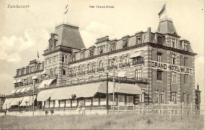 Closer view of Grand Hotel in Zandvoort